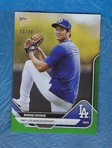 SHOHEI OHTANI 2025 TOPPS NOW OPENING DAY TEAM #OD-0271 GREEN PARALLEL #41/99 - Picture 1 of 2