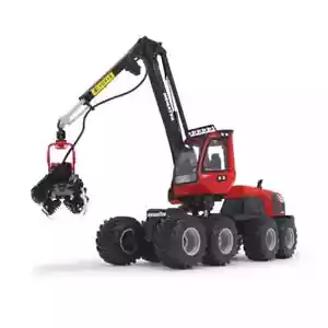 First Gear 1/32 Komatsu 931XC.3 Harvester Red/Black New - Picture 1 of 7