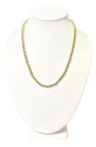 Collana Perline Vintage Oro Giallo 14K WESLEY HESTER 18"" 5,23g - Foto 1 di 16