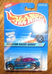 1997 HW #531 Phantom Racer Power Pipes Blue 3Sp Moc - Bild 1 von 1