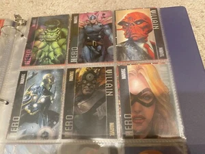 2010 Rittenhouse Marvel Heroes Villains Mini Master Set - Base set + inserts - Picture 1 of 8