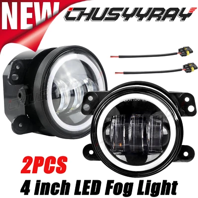 Par de luces antiniebla de parachoques de 4 pulgadas aptas para Jeep Cherokee 2014 2015 2016-2018 Foto 1 de 4