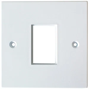 Single Gang Modul modularer Rahmen 25x38 mm LJ6C Wand Frontplatte Kabel Steckdose TV - Bild 1 von 1