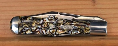 CASE BROS BRADFORD PA 0710050LSAB LARGE CHEETAH LOCK BACK KNIFE LTD RUN 1990 - Image 1 of 4