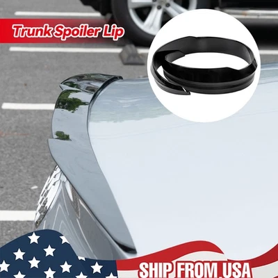 45in Rear Upper Boot Trunk Spoiler Lip Extension Wing For Tesla Model  3 Y 2020+ - Image 1 of 4