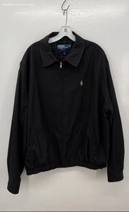 Polo Ralph Laruen Men's Black Zip Up Jacket - Size XL - Picture 1 of 8