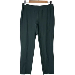 Eileen Fisher Stretch Crepe Pant Slim Fit Ankle Length Women's small green - Picture 1 of 16
