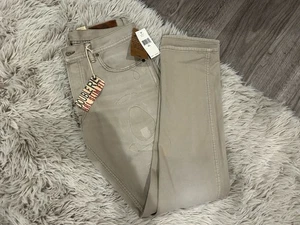 NWT Ralph Lauren RRL Stone Slim Fit Repaired Patch Bedford Cord Pants 32 32 - Picture 1 of 10