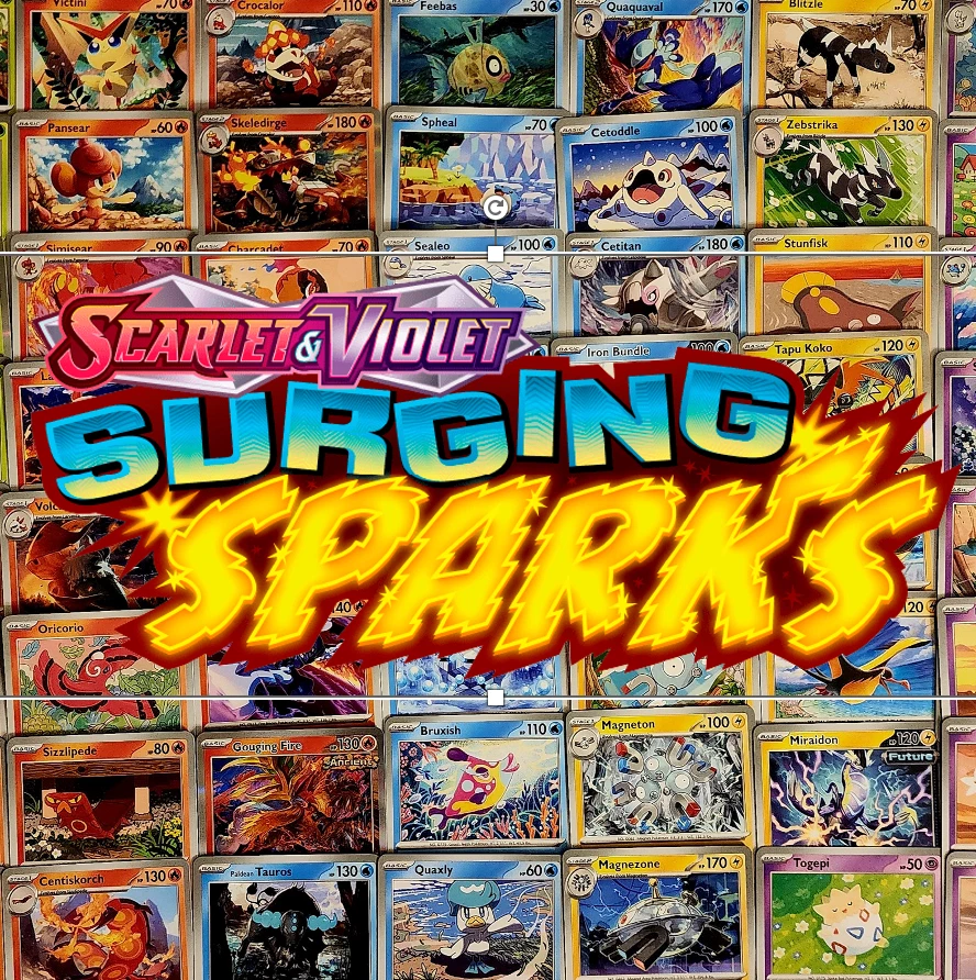 Surging Sparks Pokemon Singles | Reverse Holographic Pick your card! - Image 1 of 1