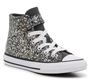 Converse Chuck Taylor Mädchen # 3Y Mode Turnschuhe All Star Glitzer hoch A11116C - Bild 1 von 12