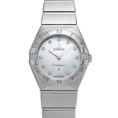 OMEGA Constellation Quartz 131.10.25.60.55.001 White shell/diamond WATCH 662430 - image 1 of 4