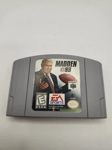 Madden NFL 99 1999 (Nintendo 64 N64) NFL Rested Rare Retro Mint Authentic NFL - Picture 1 of 8