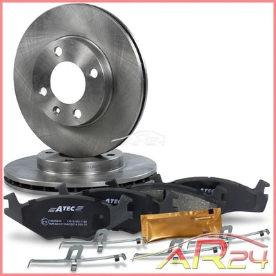 SET DISCOS + PASTILLAS FRENO DELANT VENTILADO POR VOLKSWAGEN VW SCIROCCO 53 53B - Imagen 1 de 4