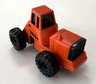 Оранжевый трактор игрушка Tonka 1992 - Изображение 1 из 3