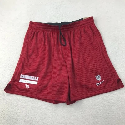 Arizona Cardinals Football Shorts Mens XL Red Mesh Nike Dri Fit Athletic NFL New - Image 1 of 4
