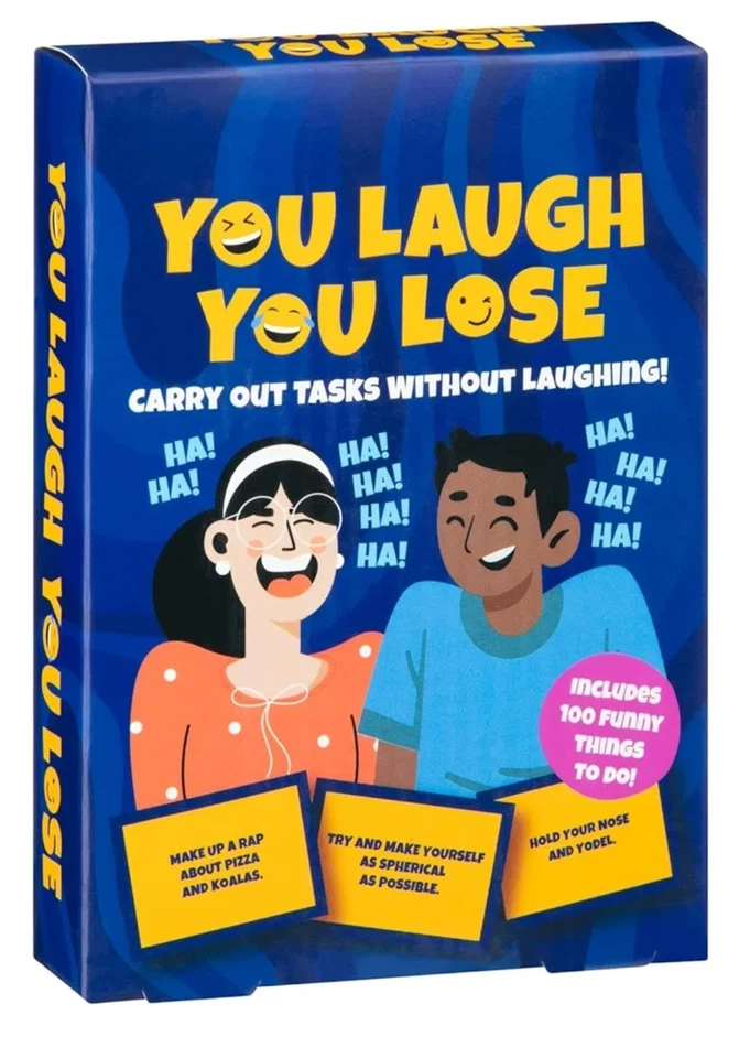 You Laugh You Lose Carry Out Tasks Without  Laughing,  Family Fun Game - Image 1 of 2