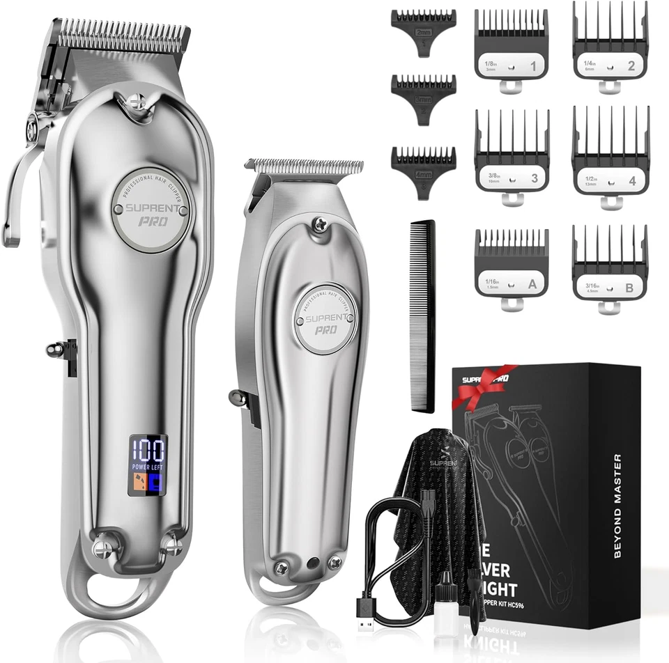 Tagliacapelli Uomo Professionale, Elettrico Taglio Capelli Taglierina Macchinett - Immagine 1 di 4