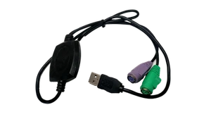 Tripp Lite Compact USB to PS/2 Keyboard Mouse Adapter PS/2(F) to USB(M) B015-000 - Picture 1 of 3