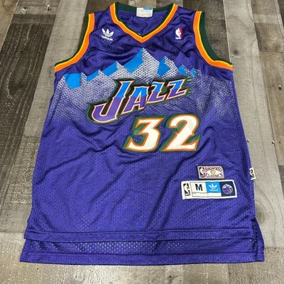 Utah Jazz Karl Malone #32 Hardwood Classics Jersey Size Medium - Image 1 of 4