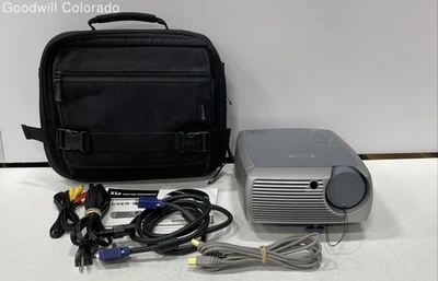 InFocus X1A Silver Projector w/ Case - Image 1 of 4