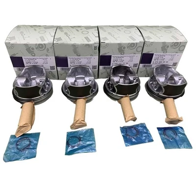 4PCS Engine Pistons Set 83mm For Mercedes-Benz C200 E200 E250 E300 GLC200 2.0T — 第 1/4 张图片