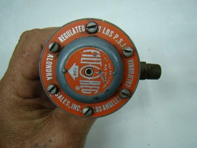 Filtro de combustible Filt O Reg de colección original recipiente de vidrio filtro de combustible regulador Foto 1 de 4