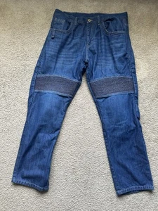 Pantalones de mezclilla vintage de moto Kevlar para hombre talla 38x30 - Imagen 1 de 6