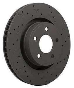 Hawk HTC5020 Talon Drilled and Slotted Rotors See More Info for Applications Rea - Bild 1 von 8