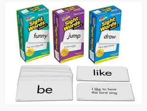 Sight-Words Flash Cards - Complete Set Lakeshore Je Trend Enterprises Lvl 1,2&3 - Picture 1 of 3