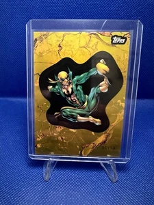 2025 TOPPS MARVEL COMIC BOOK HEROES #74 IRON FIST GOLD 6/50 - Picture 1 of 2