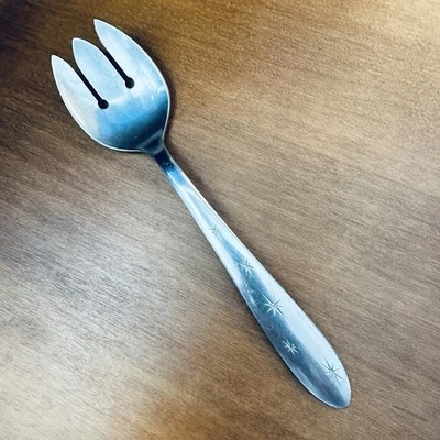 Lote de (13) cubiertos de acero inoxidable Mar-Crest MCF1 Starburst EE. UU. MCM atómico Foto 1 de 3