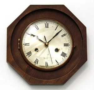 NEW 23cm Antique Style Wall Clock - Vintage Style Handmade French Wooden Gift - Picture 1 of 4