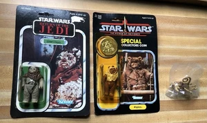 SEALED MOC Vintage Star Wars POTF LAST 17 PAPLOO & BAGGED CRUMB & CHIEF CHIRPA - Picture 1 of 24