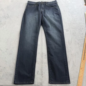 Jeans Travis Mathew para hombre 30x32 azul recto tiro medio calce regular elástico denim - Imagen 1 de 8