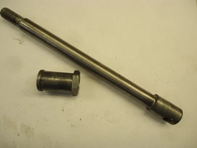 1974-1982 HONDA CB550 EIXO DE RODA DIANTEIRA com EIXO DE PARAFUSO DE PORCA CB550K FABRICANTE DE EQUIPAMENTO ORIGINAL CB550F - Imagem 1 de 4