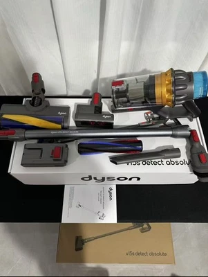 Dyson V15 Detect Absolute Aspirapolvere Senza Fili - Yellow/Nickel - Immagine 1 di 4