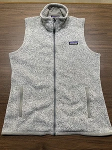 Patagonia Smanicato Donna Betulla Bianco Better Maglione Giacca Pile - Medium - Foto 1 di 4