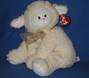 PELUCHE TY CLASSIC - SUSURRA el CORDERO - COMO NUEVO con ETIQUETAS COMO NUEVO - Imagen 1 de 1