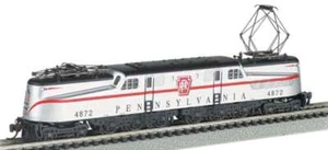 N GG1 Electric Locomotive DCC Sound Pennsylvania #4872 (Silver w/Red Stripe Cong - Picture 1 of 1