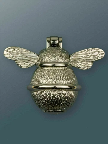 BUMBLE BEE DOOR KNOCKER, SOLID BRASS MATERIAL, VARIOUS FINISHES Plated Gift new Cover