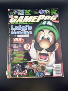 Gamepro Magazine December 2001 GameCube Luigi's Mansion Nintendo FREE SHIP - Picture 1 of 4