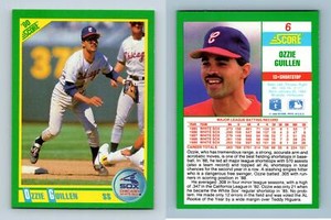 Ozzie Guillen - White Sox #6 Score 1990 Baseball Trading Card