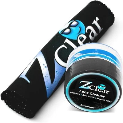 Zclear Lens Cleaner Paste - 1 Eyeglass Cleaning Paste & 1 Microfiber Cleaning Cl — 第 1/4 张图片
