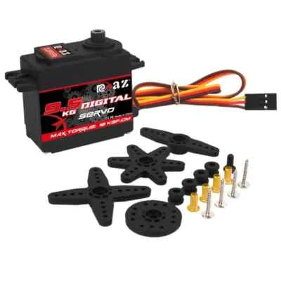 Servo Digitale Metallo/Plastica 9,5Kg Per Auto 1:8 1:10 RCXAZ - Immagine 1 di 3