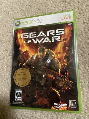 NEW! Gears of War Xbox 360 2006 White Label FACTORY SEALED, RARE! - Image 1 of 4