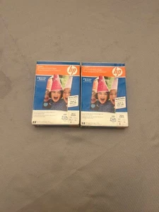 Papier fotograficzny HP Premium 4"x6" błyszczący 100 arkuszy atramentowy Q1990A ZAPIECZĘTOWANY 2 opakowania - Zdjęcie 1 z 3
