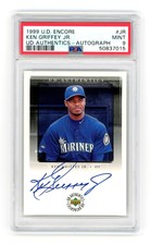 1999 Upper Deck Encore UD Authentics Ken Griffey Jr. AUTO PSA 9 POP 11