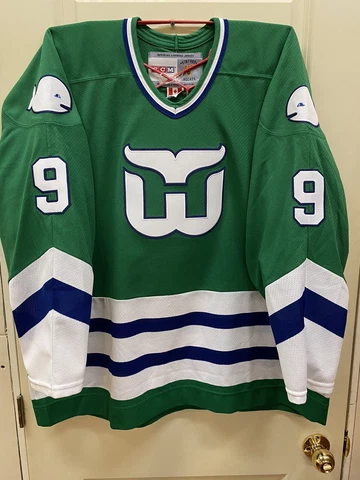 Gordie Howe Hartford Whalers Jersey CCM Vintage XXL Cover