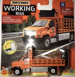 CAMIÓN ATENUADOR MATCHBOX WORKING RIGS GMC 3500 NARANJA 2021 NUEVO ENVÍO EL MISMO DÍA - Imagen 1 de 2