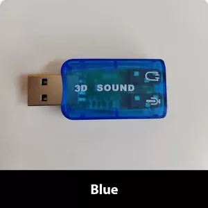 USB 2.0 External 7.1 Channel 3D Virtual Audio Sound Card Mic Adapter Laptop #15 - Picture 1 of 4